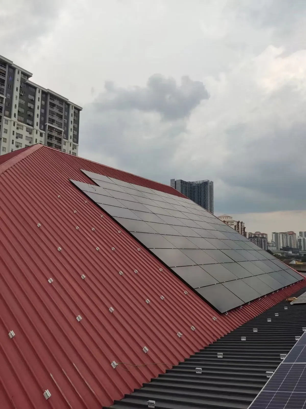 HIS Church rooftop solar installation