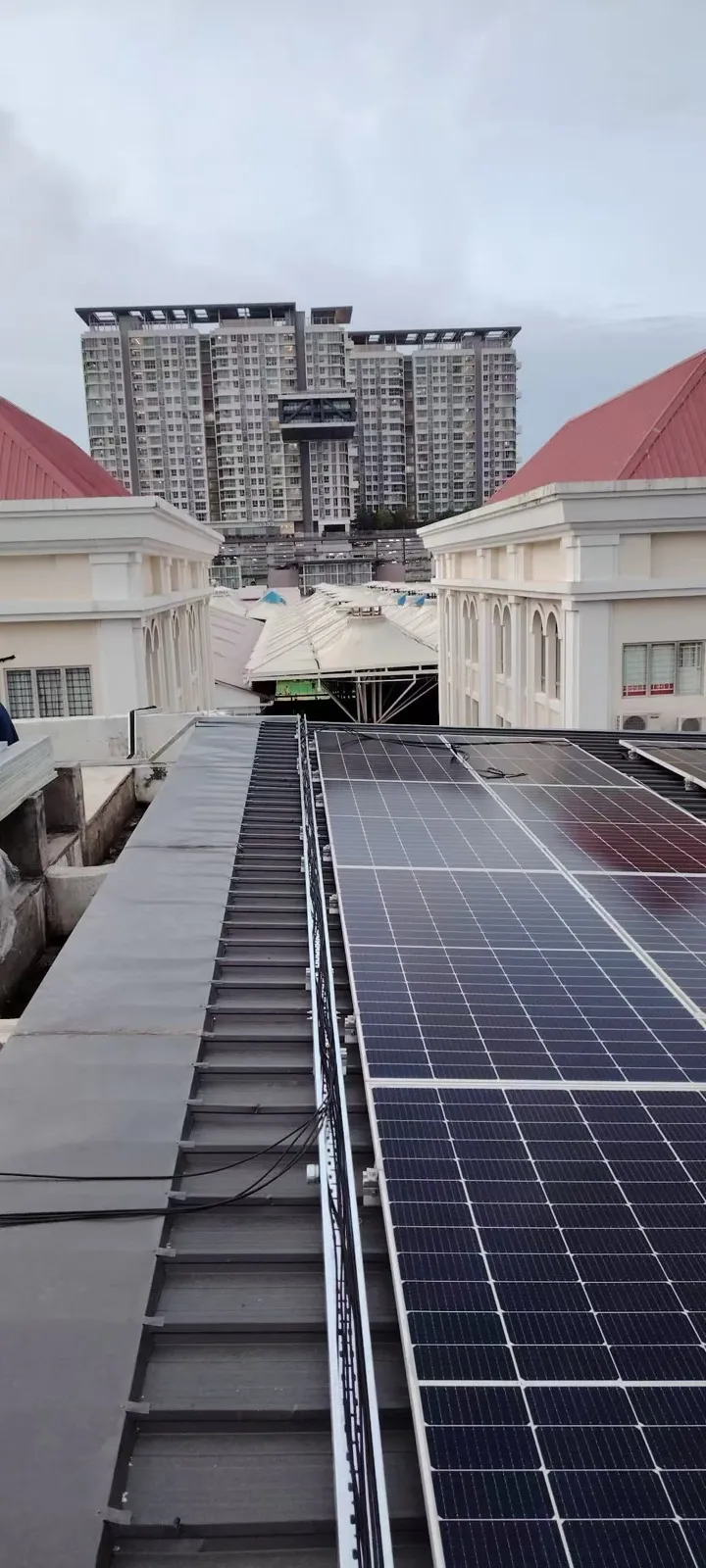 HIS Church rooftop solar installation