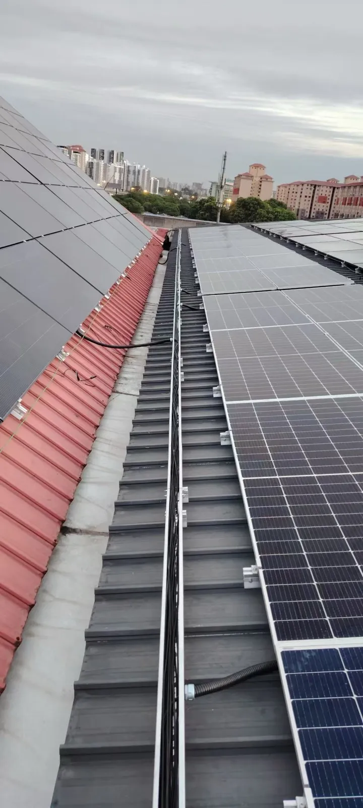 HIS Church rooftop solar installation