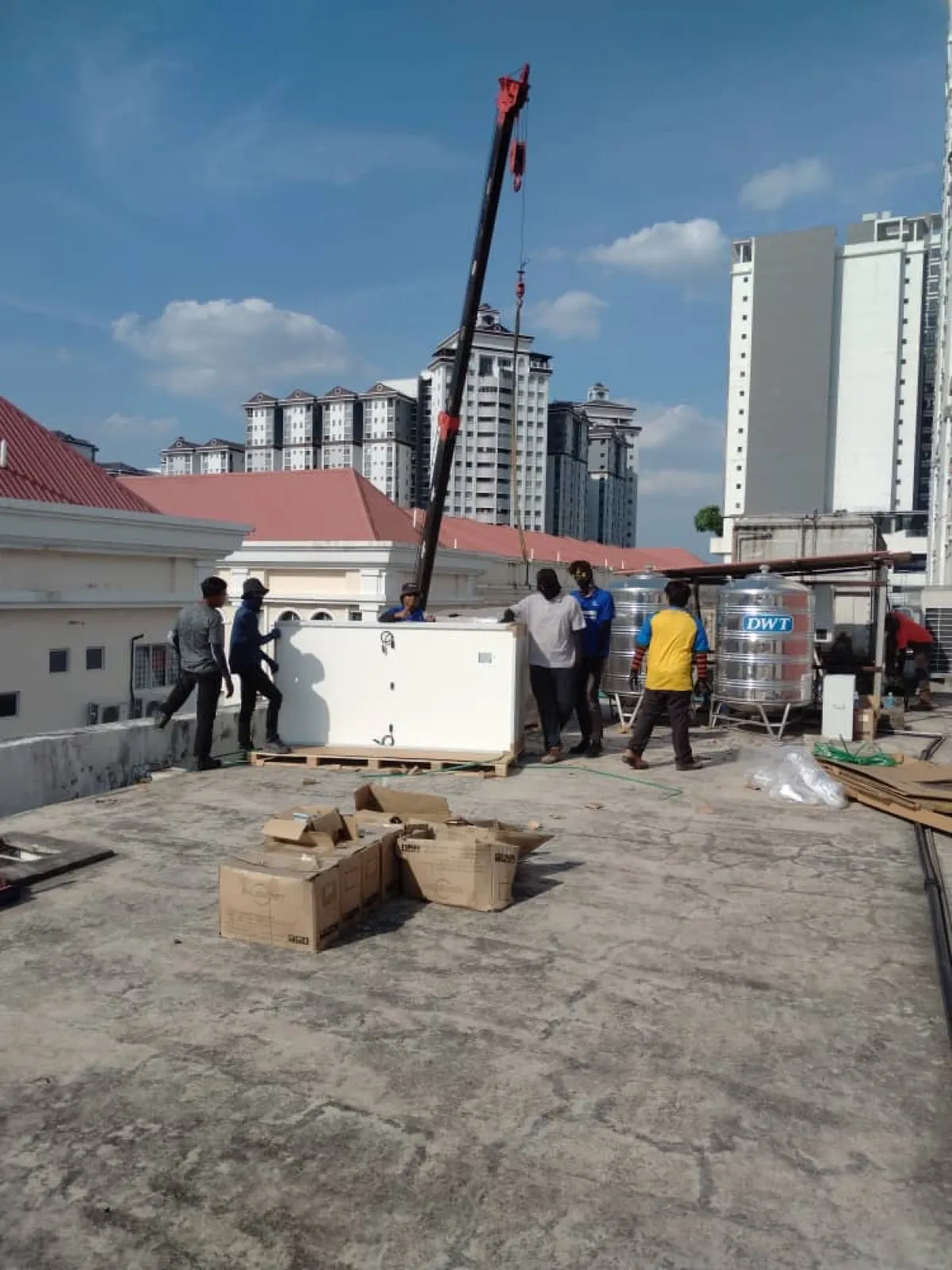 HIS Church rooftop solar installation