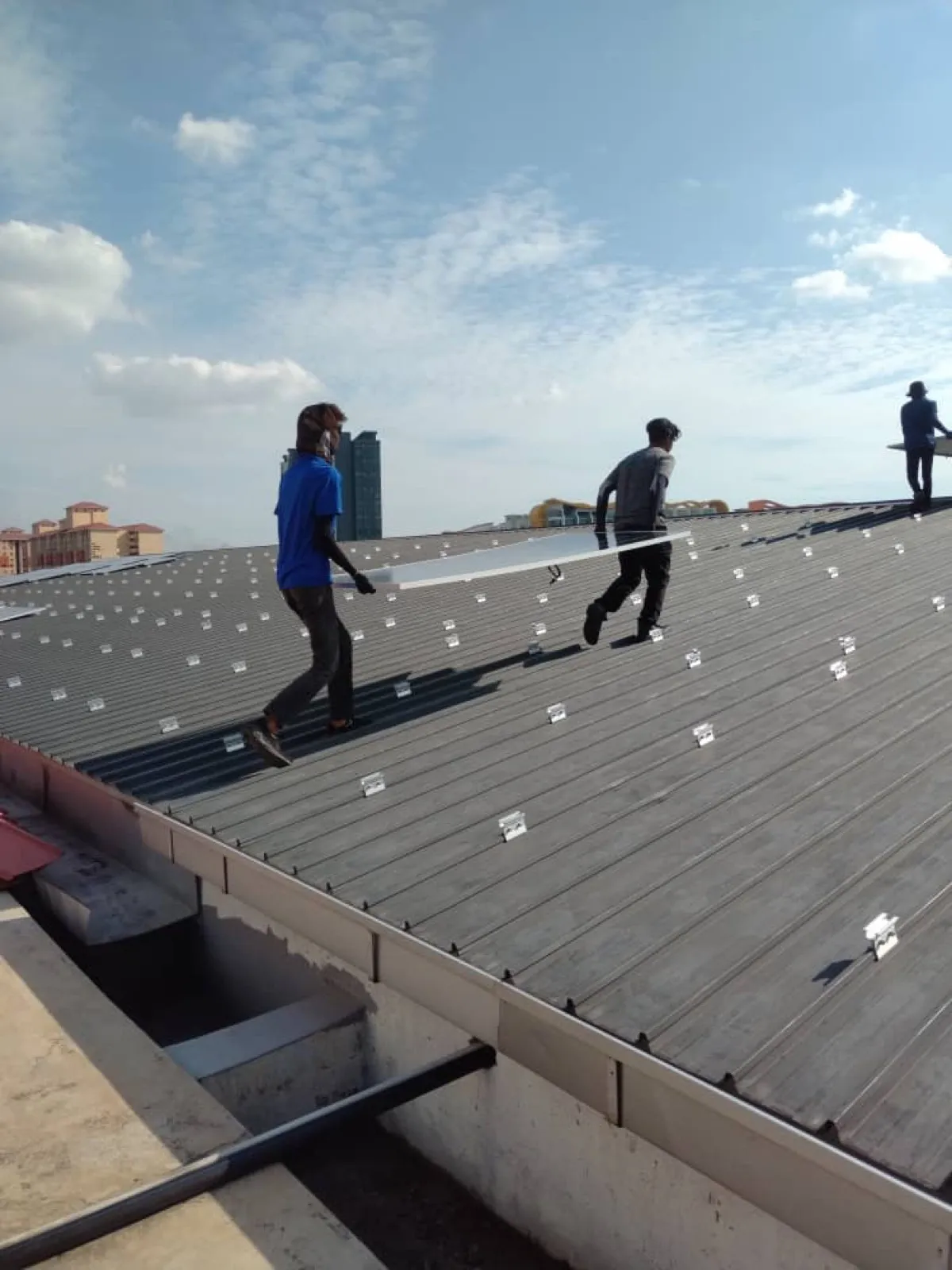 HIS Church rooftop solar installation