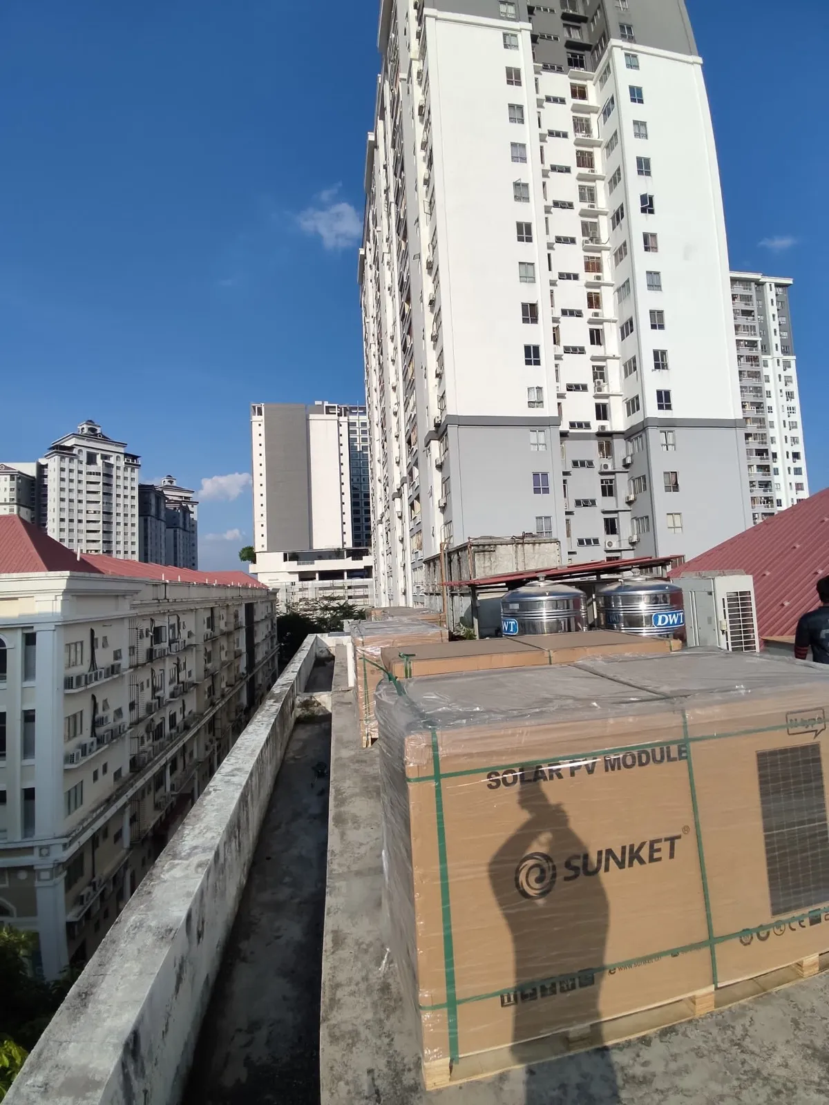HIS Church rooftop solar installation