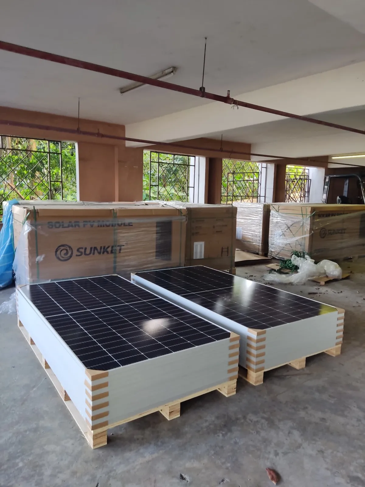 HIS Church rooftop solar installation