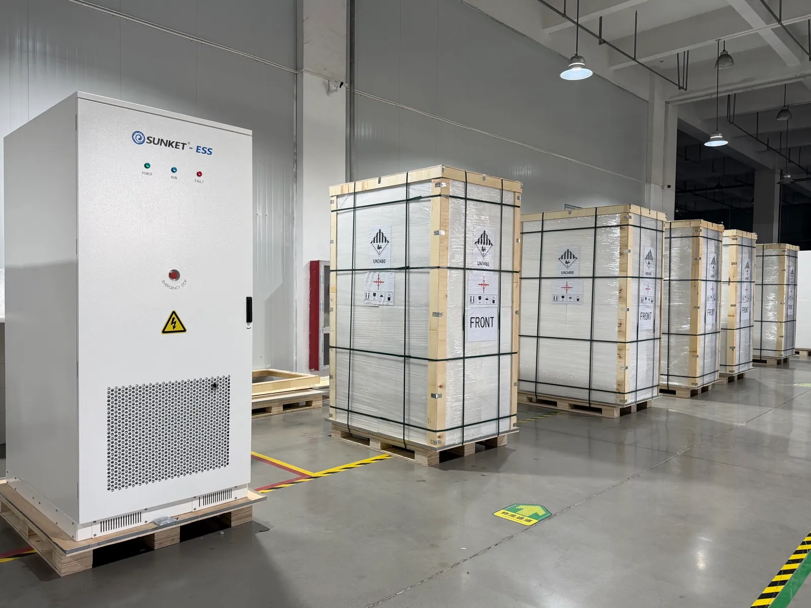 SKTESS cabinets ready for dispatch
